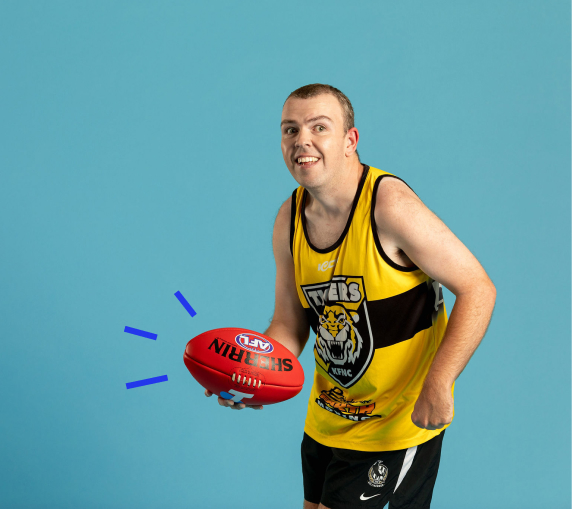 Hayden, footy player and sports fanatic​