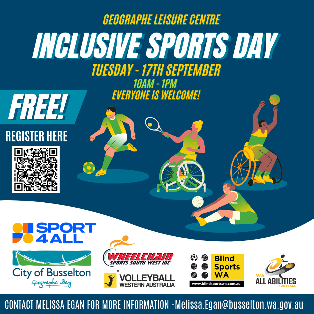 2024 GLC Inclusive Sports Day poster.