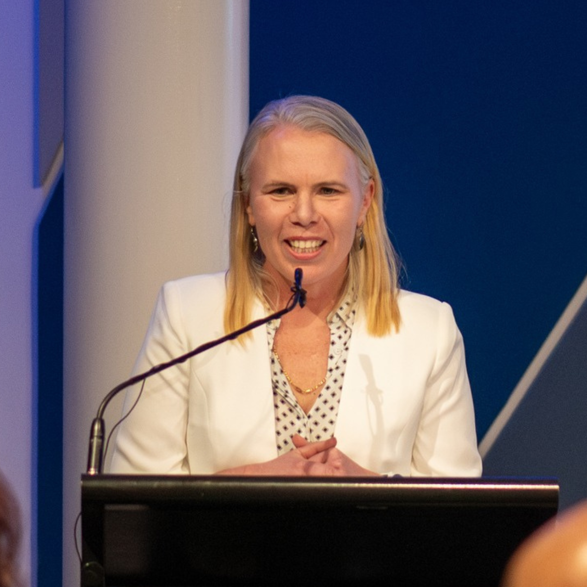 A close up image of Michelle Harris, Manager, Sector Development & Consulting at GippSport and President of Swimming Victoria