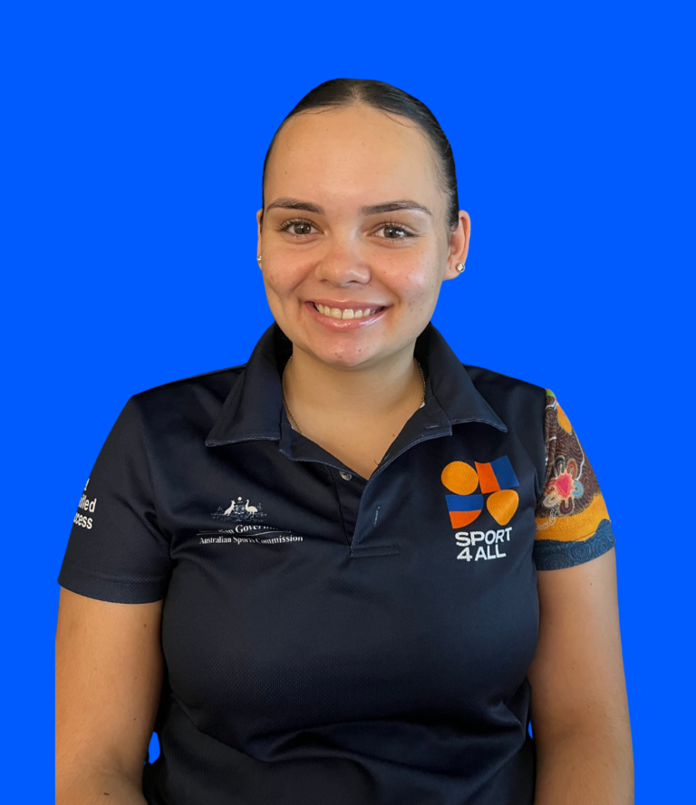 Shamika's close up image in Sport4All polo